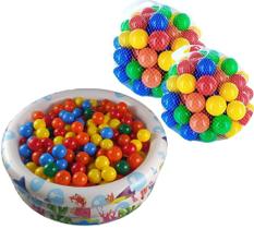 Piscina Infantil Inflável 100 Litros Colorida + 100 Bolinhas