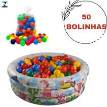 Piscina Infantil Inflável 100 Litros Colorida + 50 Bolinhas - Wellmix