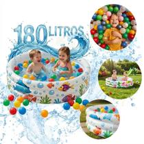 Piscina Infantil Inflável 180 Litros Redonda Colorida Banheira Bebê Criança Verão Praia Quintal Brinde Exclusivo Pronta Entrega Piscina Infantil Inflável 180 Litros Redonda Colorida Banheira Bebê Criança Verão Praia Quintal Brinde Exclusivo Pronta Entrega