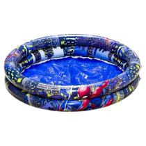 Piscina Infantil Inflável 21L Spiderman 25 Bolinhas + Bomba