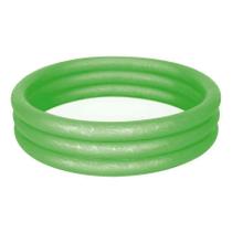 Piscina Infantil Inflável 3 Anéis Redonda 130 L Verde Mor