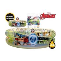 Piscina Infantil Inflável Avengers "Vingadores" 70Litros 75x22cm Etitoys