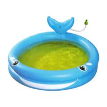 Piscina Infantil Inflável Baleia Com Cascata Summer Waves