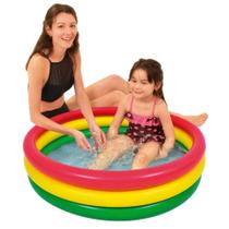 Piscina Infantil Inflável Colorida 95 Litros Para Criança - Brizi