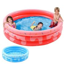 Piscina Infantil Inflável Donuts Gigante 220l Grande 3 Aneis Piscina Infantil Inflável Donuts Gigante 220l Grande 3 Aneis