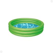 Piscina Infantil Inflável Play de 101 Litros com 3 Anéis Verde 124040 - Bestway