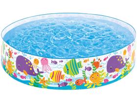 Piscina Infantil Inflável Redonda - 958 Litros Oceano da Intex Ref 56452NP Piscina Infantil Inflável Redonda - 958 Litros Oceano da Intex Ref 56452NP