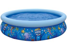 Piscina Infantil Inflável Redonda Jilong 1140L