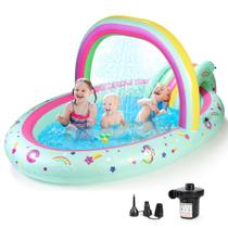 Piscina infantil inflável SULIFEEL Rainbow Unicorn