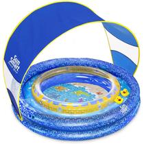 Piscina infantil inflável SunSmart Lazy River com 2 patos de brinquedo