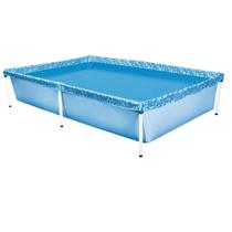 Piscina Infantil Mor 1.000l 90 Retangular Estrutural em Lona em PVC e Estrutura de Aço Diversão no Verão Piscina Infantil Mor 1.000l 90 Retangular Estrutural em Lona em PVC e Estrutura de Aço Diversão no Verão