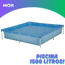 Piscina Infantil MOR 1500L Super Resistente Prática E Refrescante Piscina Infantil MOR 1500L Super Resistente Prática E Refrescante