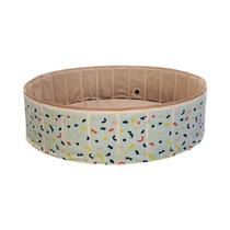 Piscina Infantil Multifuncional Dobrável Com Válvula De Drenagem Para Jogos Internos E Externos