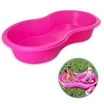 Piscina Infantil Multiuso Afort 50L Formato Feijão Polietileno Atóxico Compacta Plástica Casas Apartamentos Afort