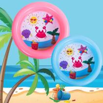 Piscina Infantil para Praia Piscina de Bebê Vinil Resistente 21 Litros - DUETOYS