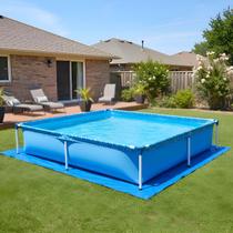 Piscina infantil quadrada Estrutural PVC 1500 litros Mor