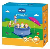 Piscina Infantil Redonda Mor Splash Fun 1.400 Litros Azul