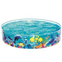 Piscina Infantil Semirrígida Peixes 946 Litros - BST-143 - 55030 - Bestway