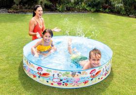 Piscina Infantil Snapset Dias de Praia 443L Intex