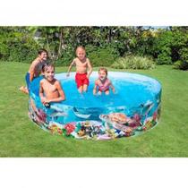 Piscina Infantil Snapset Fundo do Mar 2089L Intex 58472