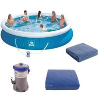 Piscina Inflável 12000L Kit Completo 127V Grande com Acessórios Ideal para Lazer Piscina Inflável 12000L Kit Completo 127V Grande com Acessórios Ideal para Lazer