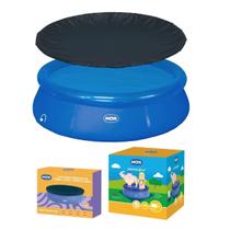 Piscina Inflável 1900 Litros Redonda com Capa Mor Piscina Inflável 1900 Litros Redonda com Capa Mor