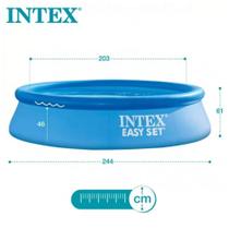 Piscina Inflável 1942l 244x61cm Easy Set Intex - 6941057420509