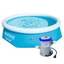 Piscina Inflável 2.300 Litros + Filtro - Bestway Piscina Inflável 2.300 Litros + Filtro - Bestway