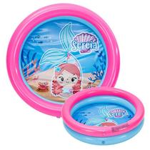 Piscina inflável 2 aneis Sereia 21 litros
