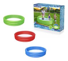 Piscina Inflável 3 Anéis 480 Litros 1,83x30cm Bestway