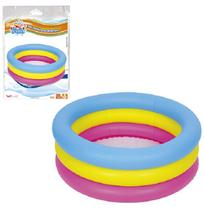 Piscina Inflavel 3 Aneis 88l Colors 25x76cm Summer Fun