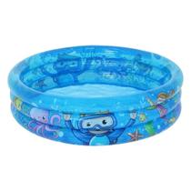Piscina inflavel 3 aneis meu oceano 88 litros - bel