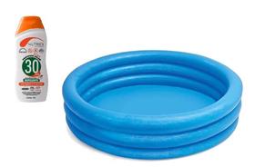 Piscina Inflável 330 Litros 147 x 33 CM INTEX + Protetor Solar