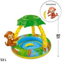 Piscina Inflável 53l 103cm Cobertura Macaquinho - 50101