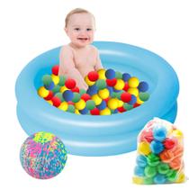 Piscina Inflável Bebe 28L Bolinhas Bola Praia Infantil - KIDSBEHAPPY