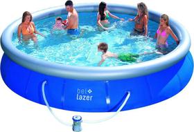 Piscina inflável bel life 11000 litros com cobertura e bomba 220v - Bel Lazer