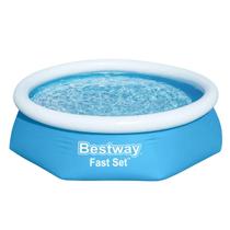 Piscina Inflável Bestway 1.880 Fast Set Em Pvc 2,44m X 61cm