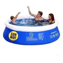 Piscina Inflavel Circular 1000 Litros Adulto e Infantil. - SUN WAY