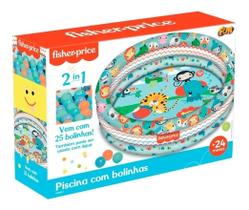 Piscina Inflável Com 25 Bolinhas 2 Em 1 - Fisher Price