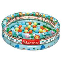 Piscina Inflável Com 25 Bolinhas Fisher Price F0053-7 - Fun