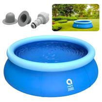 piscina inflavel criança adulto jardim grande 2600 litros diametro Azul