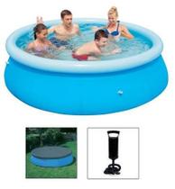 Piscina Inflável CRX 2300 Litros com Capa e Bomba de Inflar 2377 L