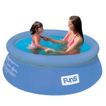 piscina inflável de 1000 litros verão pratica resistente redonda 51X168CM DE Ø