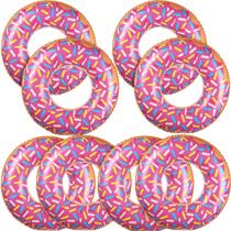Piscina inflável de donuts Floats Leitee Kids, 8 unidades, 55 cm, roxo
