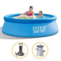 Piscina Inflável Easy Set 1.942 Litros com Bomba + Filtro Intex