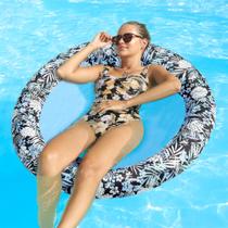 Piscina inflável Float Parentswell para adultos azul e branco