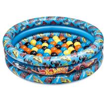 Piscina Inflável Hot Wheels Com 25 Bolinhas F00004 - Fun
