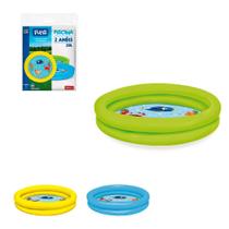 Piscina Inflavel infantil 2 Anéis 28 Litros Wellmix