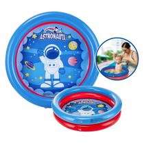 Piscina Inflável Infantil 21L Com 2 Anéis Estampas Redonda