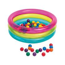 Piscina Inflável Infantil 50 Bolinhas Intex - Multi Colorido